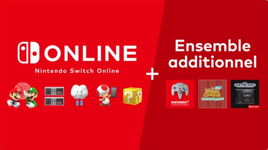 Nintendo Switch Online + Ensemble addtionnel