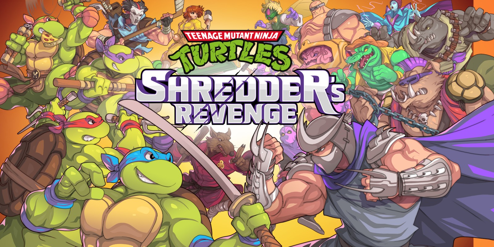 avec Teenage Mutant Ninja Turtles: Shredder's Revenge - Titre