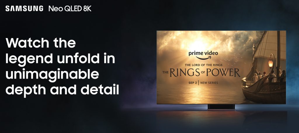 The Lord of the Rings The Rings of Power Prime et Samsung