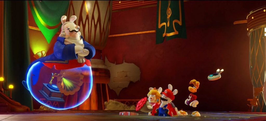 Mario + The Lapins Crétins Sparks of Hope : Rayman dans le Show du Fantôme