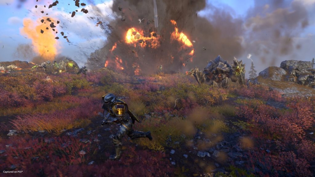 Helldivers 2 explosion