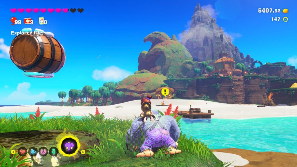 Donkey Kong Bananza: Île de DK et Course aux émeraudes