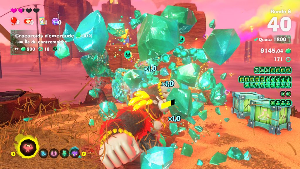 Donkey Kong Bananza: Île de DK et Course aux émeraudes