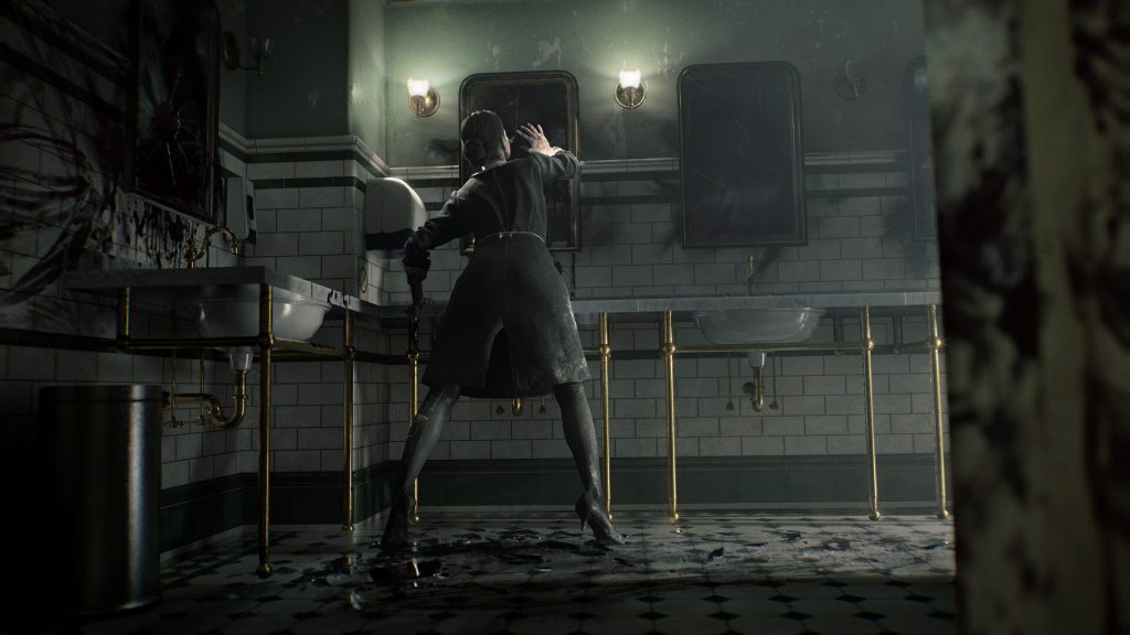 Resident Evil requiem salle de bain